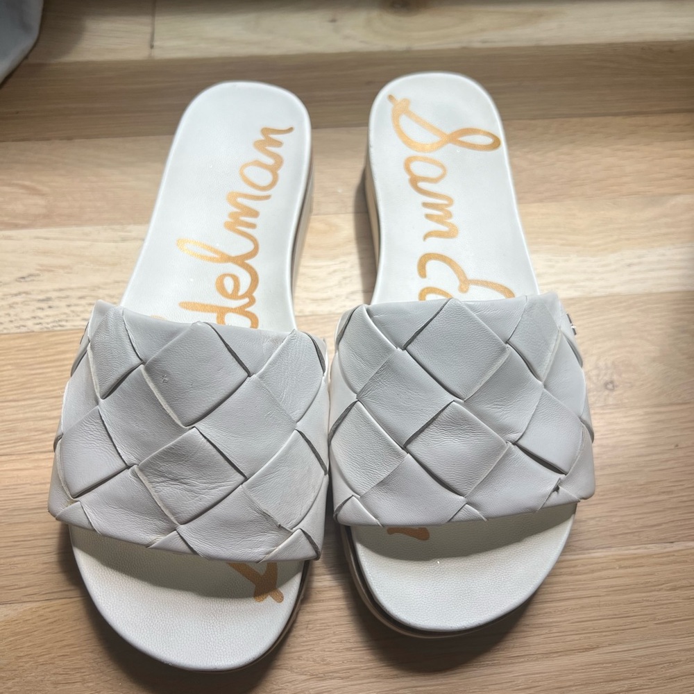Sam Edelman White Sandals